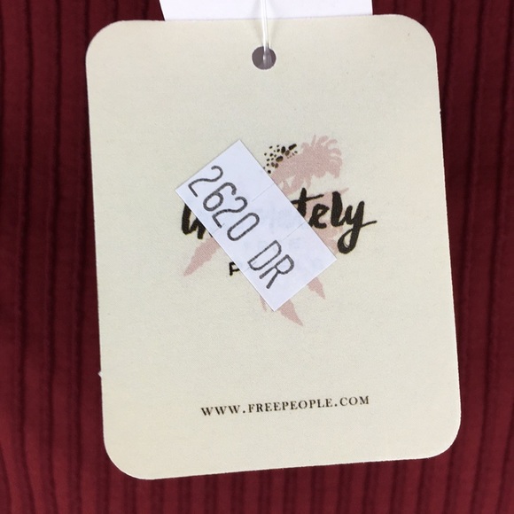 Free People Rib And Lace Turtleneck Top XS/S - Picture 9 of 12